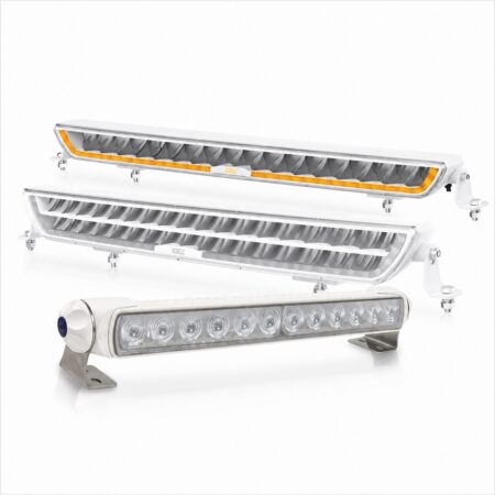 Ledbars met een witte behuizing