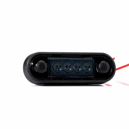 Dark markeringslicht rood | 12-24v | 0