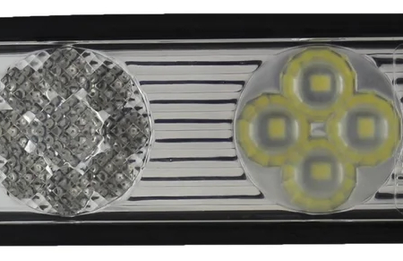 LED ADR compact mist-achteruitrijlicht horizontaal+verticaal montage 12-24v-SS/49330