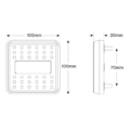 LED Compact heavy duty achterlicht 12v - IP68 | 211BAR-211BAR-6