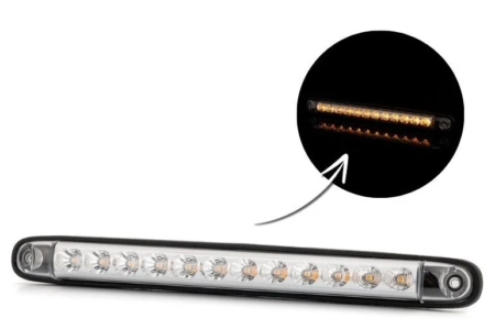 LED Knipperlicht Statisch slimline | 12-24v | 100cm. kabel | VK-150-VK-150