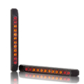 LED achterlicht Slimline universeel dynamisch knipperlicht kabel 12-24V 50cm kabel-VC-5710-5