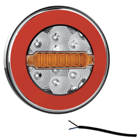 LED achterlicht Y-homologatie zonder kentekenverlichting | 12-36v | 100cm. kabel | V10C3-840-V10C3-840