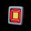 LED achterlicht | chrome frame | 12-24V | 100cm kabel | H+V montage-VC-5900-2