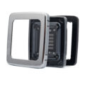 LED achterlicht | chrome frame | 12-24V | 100cm kabel | H+V montage-VC-5900-6