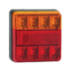LED achterlicht compact zonder kentekenverlichting | 12v | 40cm. kabel | 101BAR-101BAR