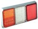 LED achterlicht met chromen rand | 12-24v | 40cm. kabel | 100CSTIWFMLE-100CSTIWFMLE