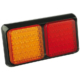 LED achterlicht met zwarte rand | 12-24v | 40cm. kabel | 80BARME-80BARME