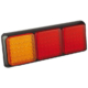 LED achterlicht met zwarte rand | 12-24v | 40cm. kabel | 80BARRME-80BARRME