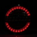 rond met dynamisch knipperlicht | 12-24v | 100cm. kabel | VC-213-VC-213-2