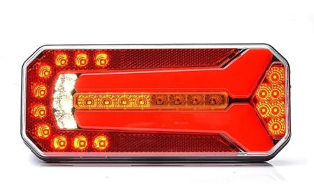 LED achterlicht uni 12-24 200cm kabel dynamisch knipperlicht-VC-5310