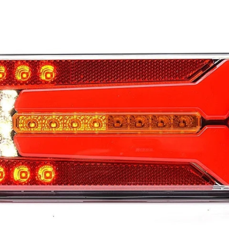 LED achterlicht uni 12-24 200cm kabel dynamisch knipperlicht-VC-5310