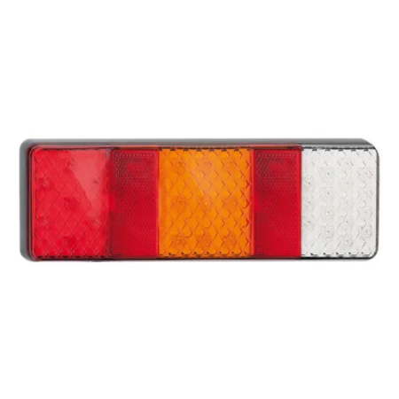 LED achterlicht zonder kentekenlicht | 12-24v | 40cm. kabel | 250WARM-250WARM