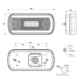 LED achterlicht zonder kentekenlicht | 12-36v | 5-PIN | V10C5-600B5-V10C5-600B5-6