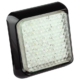 LED achteruitrijlamp met zwarte rand | 12-24v | 40cm. kabel | 100WME-100WME