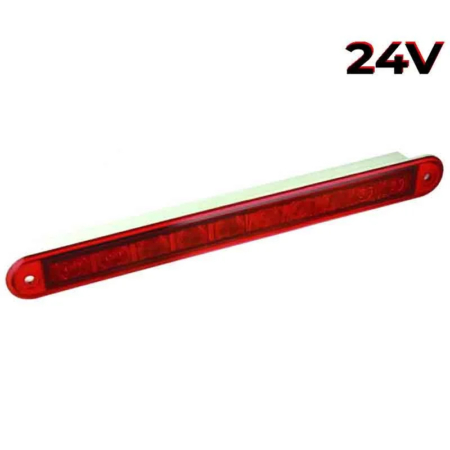 LED combinatielicht slimline rode lens | 24v | 40cm. kabel | 235R24-235R24