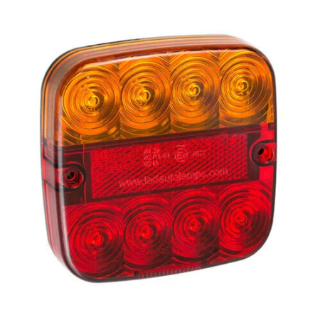 LED compact achterlicht | 12v | 50cm. kabel | 99AR-99AR