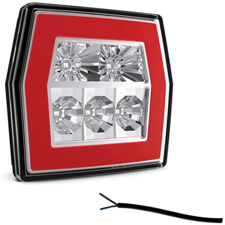LED compact achterlicht zonder kentekenlicht | 12-36v | 100cm. kabel | V10C3-700-V10C3-700