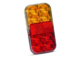LED compact achterlicht zonder kentekenverlichting | 12v | 40cm. kabel | 149BAR-149BAR
