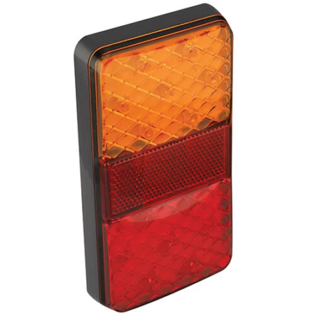 LED compact achterlicht zonder kentekenverlichting | 12v | 40cm. kabel | 150BARE-150BARE
