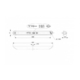 LED dynamisch knipperlicht slimline | 12-24v | 100cm. kabel | VDK-130-VDK-130-4