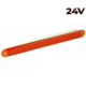 LED knipperlicht slimline amber lens | 24v | 40cm. kabel | 235A24-235A24