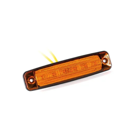 LED markeerlicht amber 12-24v 15cm. kabel-MV-2500A