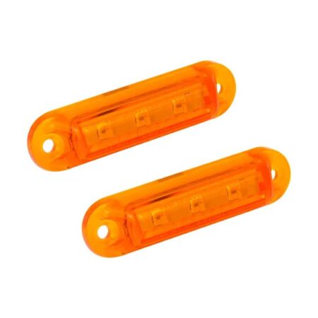 LED markeerlicht amber 24v (set van 2)-16A24-2