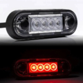 LED markeringslicht Rood | 12-24v | 15cm. kabel | MV-2400R.1-MV-2400R.1-8
