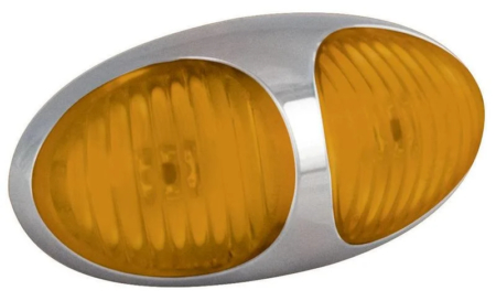 LED markeringslicht amber | 12-24v | 10cm. kabel | 37CAM2P-37CAM2P