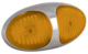 LED markeringslicht amber | 12-24v | 10cm. kabel | 37CAM2P-37CAM2P