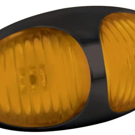 LED markeringslicht amber | 12-24v | 30cm. kabel | 37AM2P-37AM2P