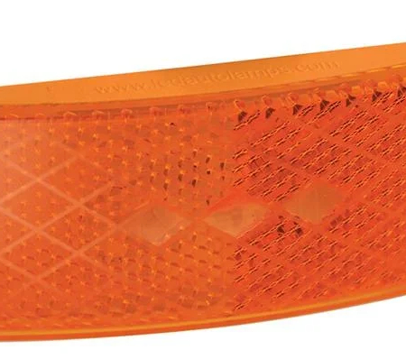 LED markeringslicht amber | 12-24v | 35cm. kabel | EU38AM-EU38AM