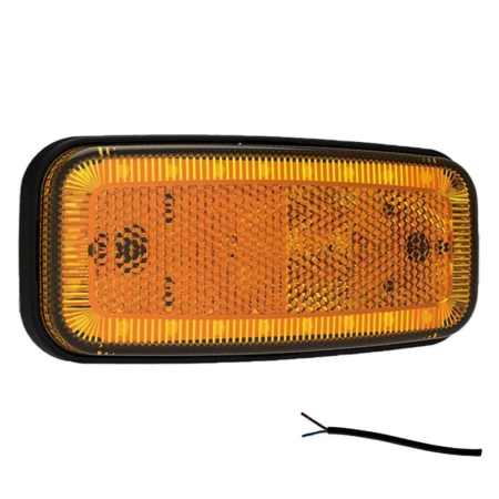 LED markeringslicht amber | 12-24v | 50cm. kabel | MV-1200A-MV-1200A