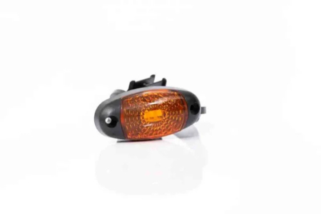 LED markeringslicht amber | 12-24v | 50cm. kabel met 1