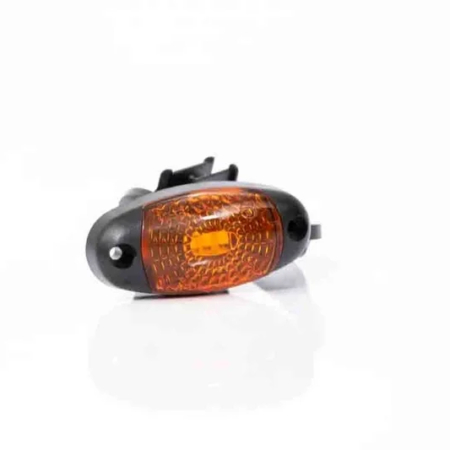 LED markeringslicht amber | 12-24v | 50cm. kabel met 1