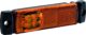 LED markeringslicht amber | 12-36v | 50cm. kabel | AMP connector | M10MV-150A-AMP-M10MV-150A-AMP