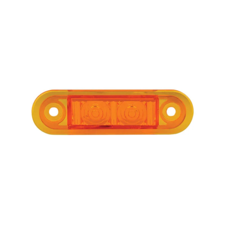 LED markeringslicht amber inbouw | 12-24v | 20cm. kabel | 7922AMB-7922AMB