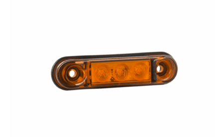 LED markeringslicht amber met beugel | 12-24v | 50cm. kabel | MV-4300A-MV-4300A