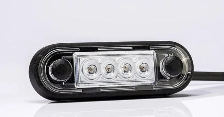 LED markeringslicht inbouw rood | 12-24v | 5m. kabel | MV-2400R-5M-MV-2400R-5M