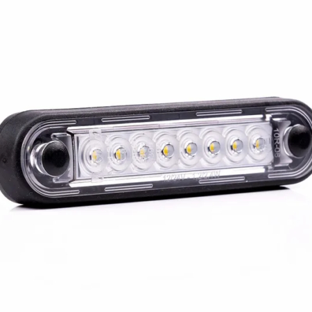LED markeringslicht -lang wit | 12-24v | 0