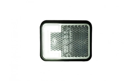 LED markeringslicht neon wit met beugel | 12-24v | 50cm. kabel | MV-3500W-MV-3500W