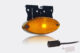 LED markeringslicht ovaal amber met steun | 12-24v | 1.5mm.2 connector | MV-5870A-MV-5870A