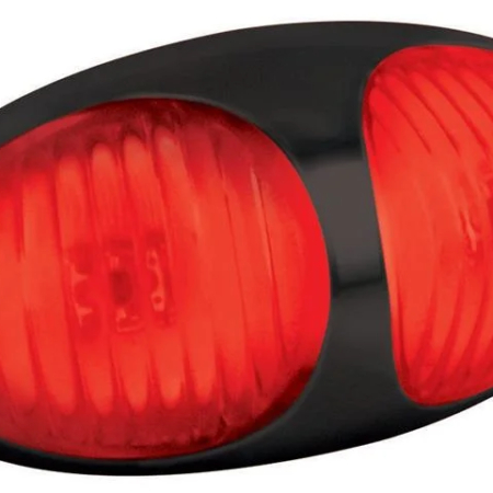 LED markeringslicht rood | 12-24v | 10cm. kabel | 37RM2P-37RM2P