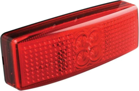LED markeringslicht rood | 12-24v | 20cm. kabel | 1490RM-1490RM