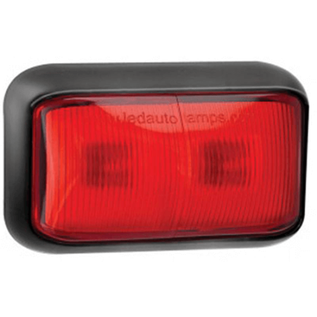 LED markeringslicht rood | 12-24v | 40cm. kabel | 58RME-58RME