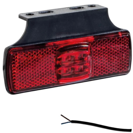 LED markeringslicht rood | 12-24v | 50cm. kabel | M10MV-150R-M10MV-150R
