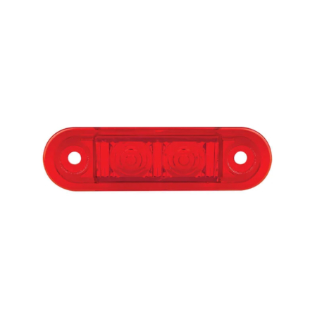 LED markeringslicht rood inbouw | 12-24v | 20cm. kabel | 7922RMB-7922RMB