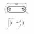 LED markeringslicht wit | 12-24v | 15cm. kabel | MV-2400W.1-MV-2400W.1-7