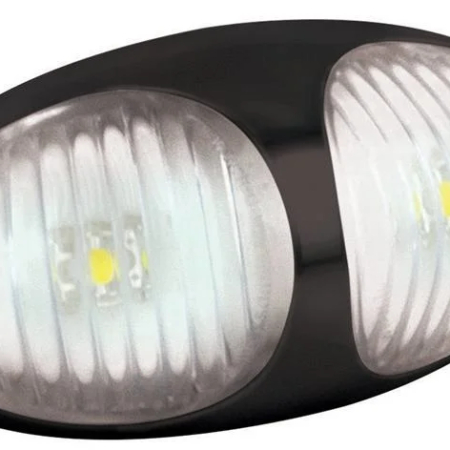 LED markeringslicht wit | 12-24v | 2-PIN connector | 37WM2P-37WM2P